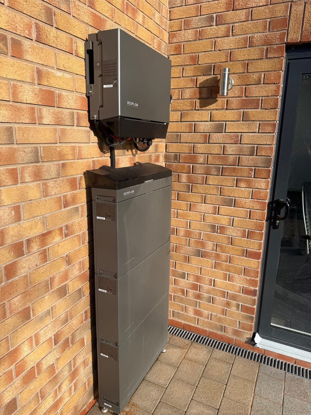 Modular home battery storage stack