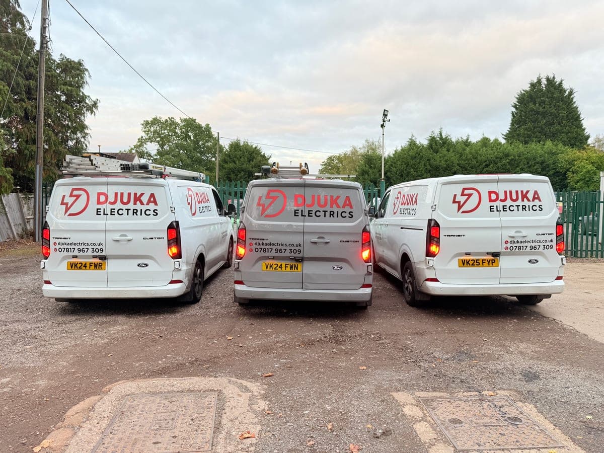 The Djuka Electrics van fleet